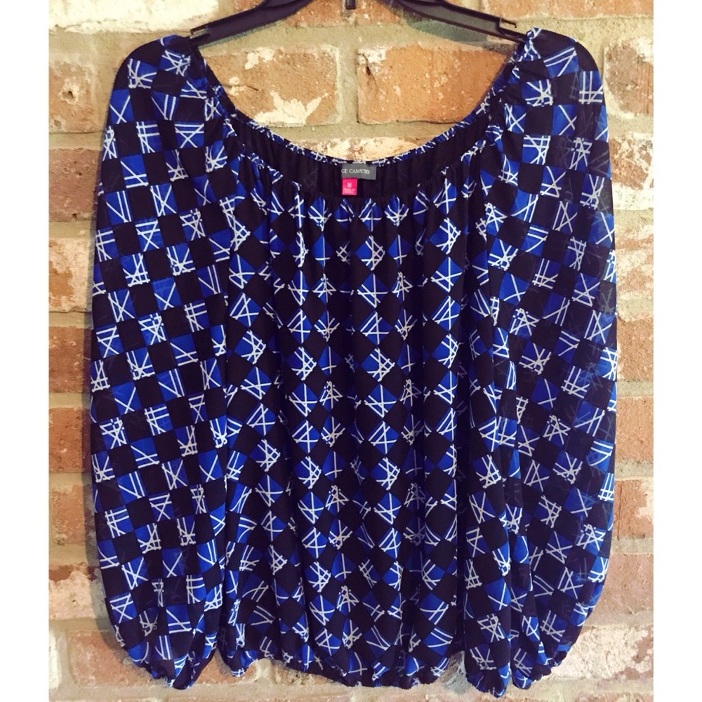 VINCE CAMUTO Puff Sleeve Top